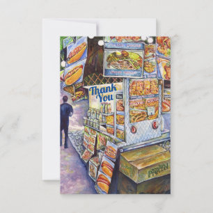 Extraordinary Artistic Workload Thank You Card