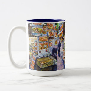 Extraordinary Artistic Workload Two-Tone Coffee Mug