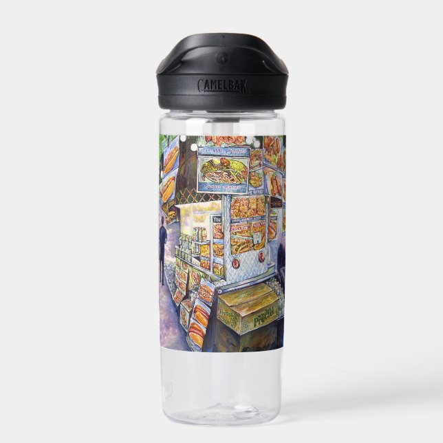 Extraordinary Artistic Workload Water Bottle (Back)