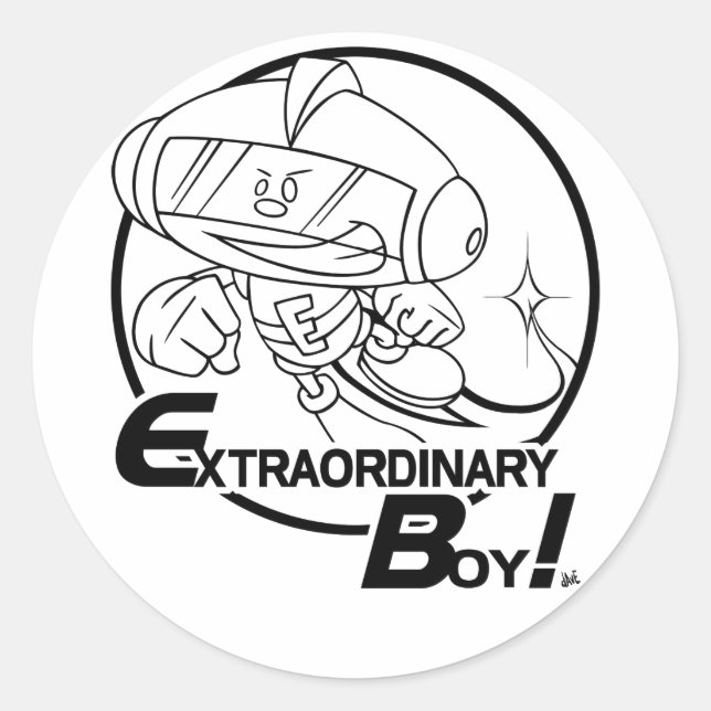 Extraordinary Boy! Sticker (Front)