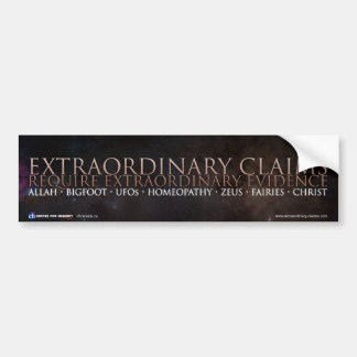 Extraordinary Bumper-sticker Bumper Sticker