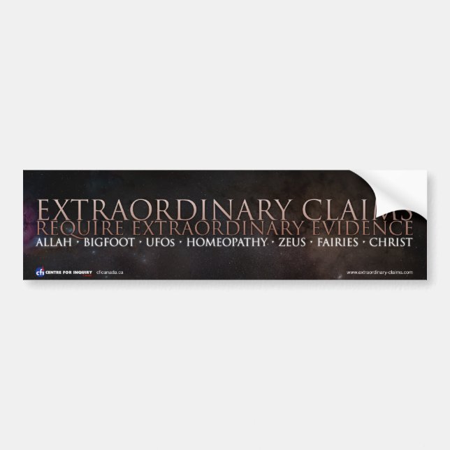 Extraordinary Bumper-sticker Bumper Sticker (Front)
