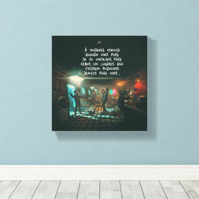 Extraordinary Canvas Print (Insitu(Wood Floor))