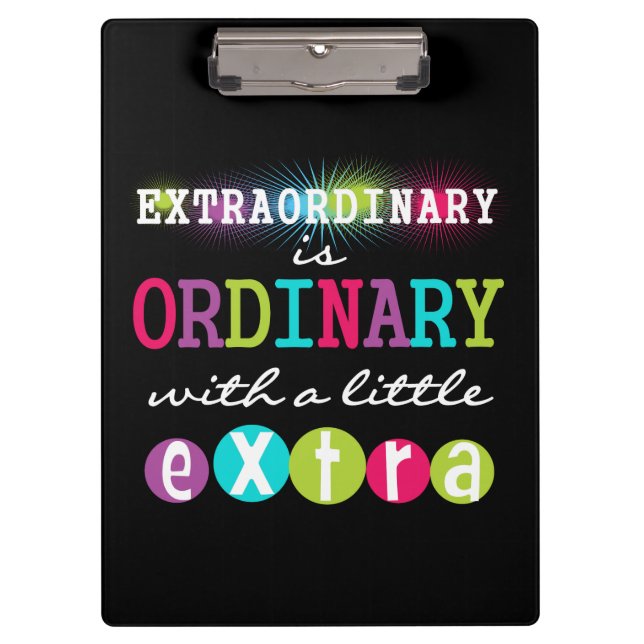 Extraordinary Clipboard (Front)