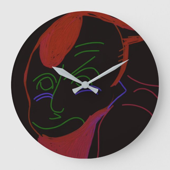 Extraordinary Hero  Large Clock (Front)