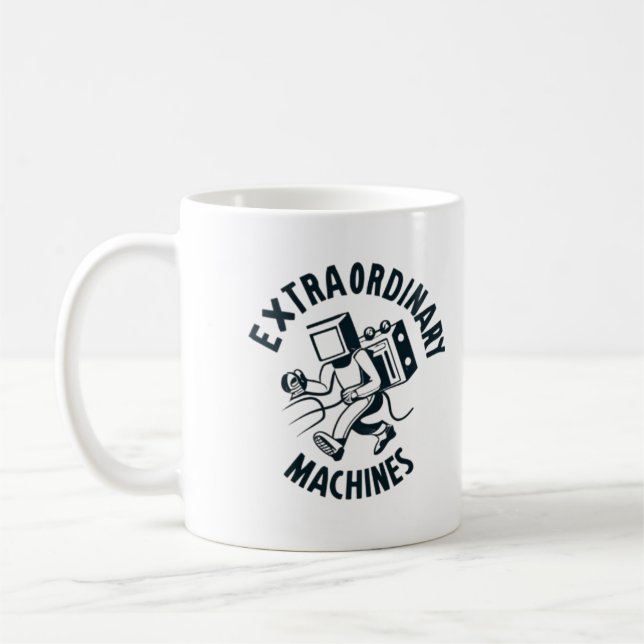 "Extraordinary Machines" shell Coffee Mug (Left)