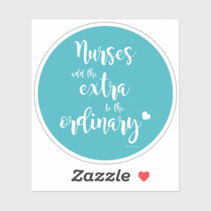Extraordinary Nurse Quote on Teal for Nurses Day