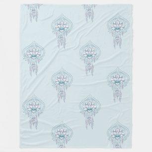 Extraordinary Spiritual Symbol Pattern 1 Fleece Blanket