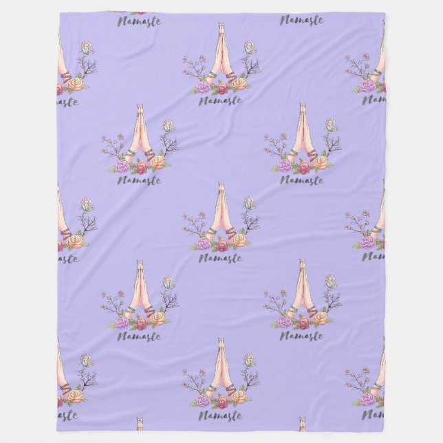 Extraordinary Spiritual Symbol Pattern 4 Fleece Blanket (Front)