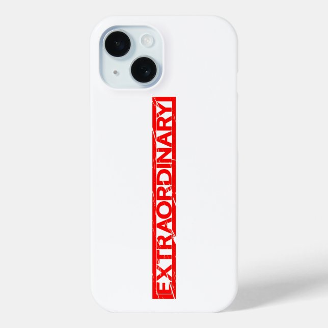Extraordinary Stamp Case-Mate iPhone Case (Back)