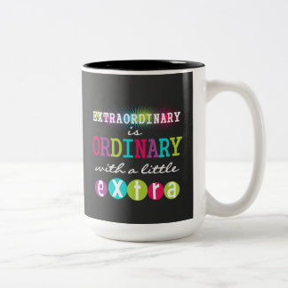 Extraordinary Teacher Quote Chalkboard Mug