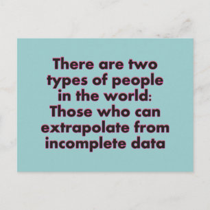 Extrapolate This... Postcard