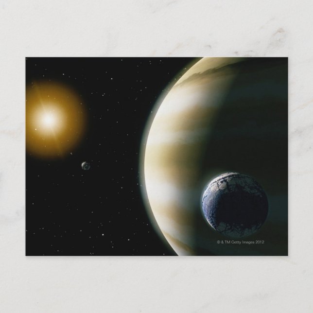 Extrasolar Planet Postcard (Front)