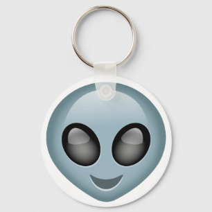 Extraterrestrial Alien Emoji Key Ring