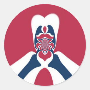 Extraterrestrial E-T Hakuna Matata I Come in Peace Classic Round Sticker