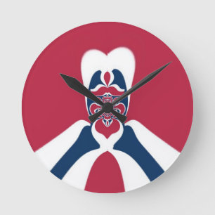 Extraterrestrial E-T Hakuna Matata I Come in Peace Round Clock