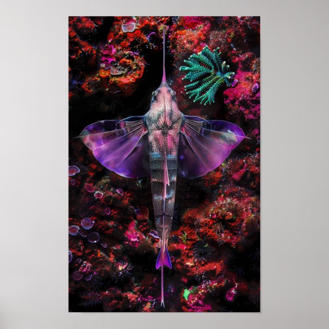 Extraterrestrial Encounter Alien Creature Poster (Front)