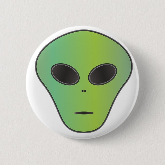Extraterrestrial life 6 cm round badge (Front)