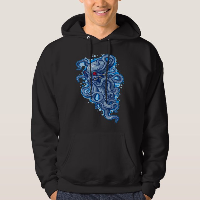Extraterrestrial Life Octopode Organism Men Women  Hoodie (Front)