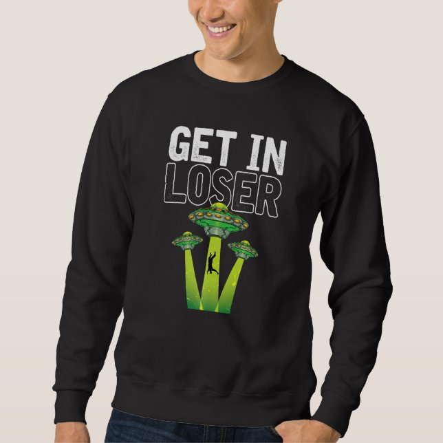 Extraterrestrial Science Fiction Ufo  Sci Fi Alien Sweatshirt (Front)