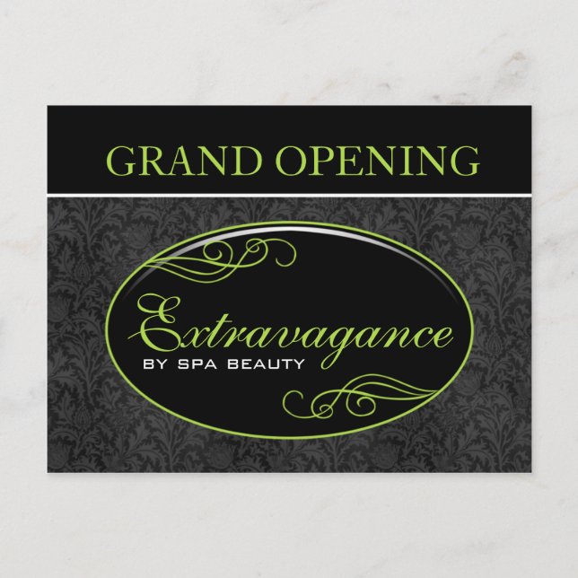 Extravagance Promo Invitation Postcard (Front)