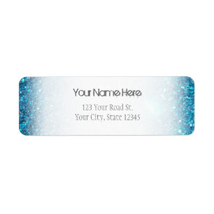 Extravagant Blue Glitter Shine