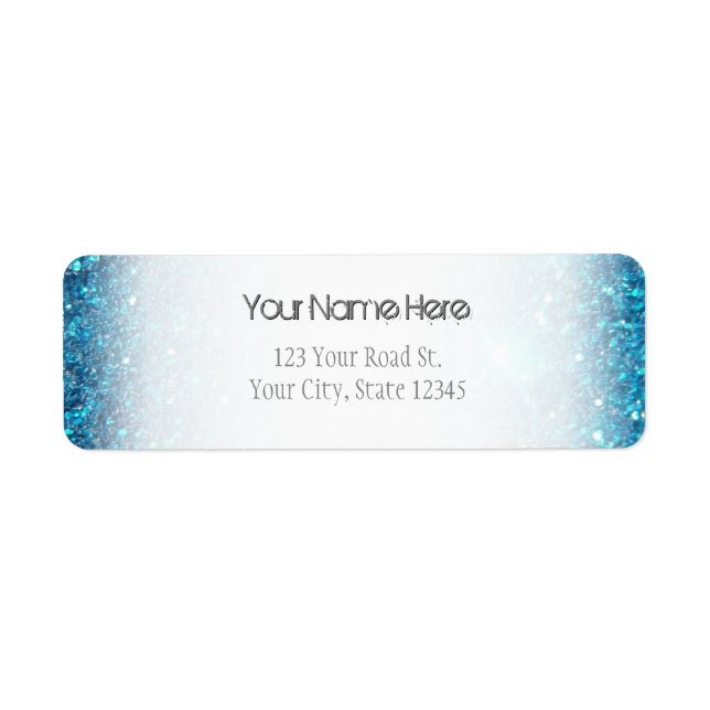 Extravagant Blue Glitter Shine (Front)