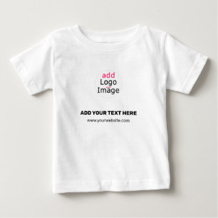 Extravagant Business Chic Customisable Logo   Baby T-Shirt