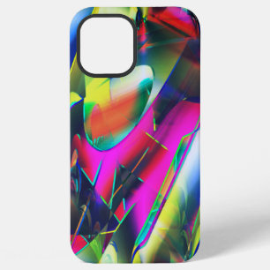 Extravagant colours of abstract and showy shapes iPhone 12 pro max case