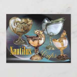 Extravagant Nautilus Cups Postcard