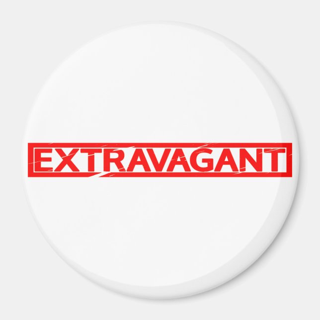 Extravagant Stamp Magnet (Front)