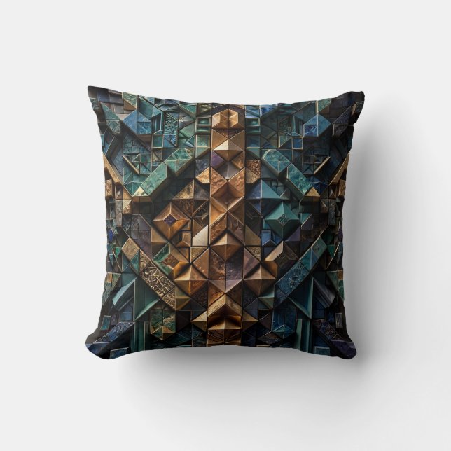 Extreme 3D Vertical Mosaic Cushion (Front)