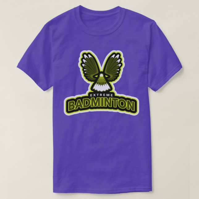 Extreme Badminton T-Shirt (Design Front)