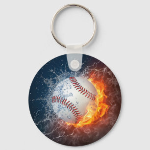 Extreme Baseball Key Ring