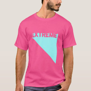 Extreme Blue Modern Gym Fitness Workout Gym Traini T-Shirt