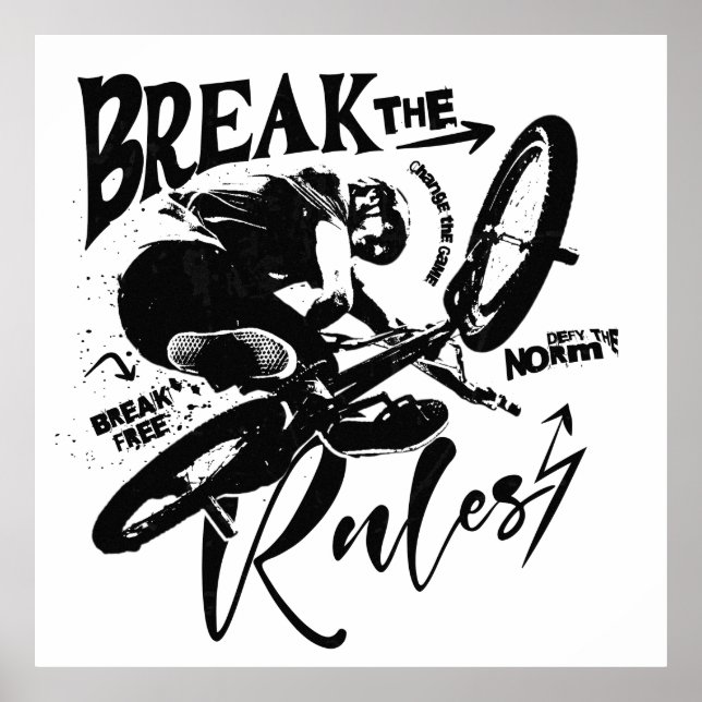 Extreme BMX Freestyle Rider Poster (Front)