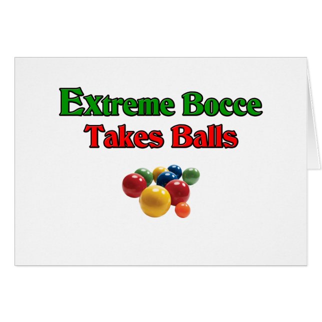 Extreme Bocce Takes Balls (Front Horizontal)