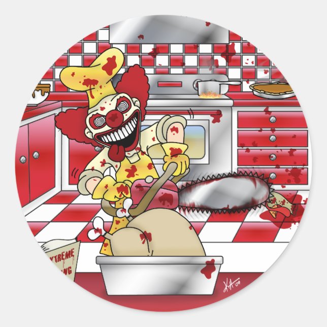 Extreme Cooking Stickers (Front)