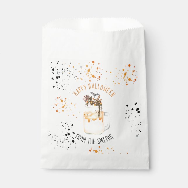 Extreme Crazy Milkshake Halloween Trick Or Treat Favour Bags (Front)