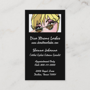 Extreme Eyelashes Business Cards