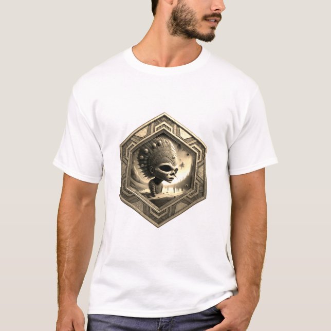 Extreme Fantasy Image of Alien In Pool T-Shirt (Front)