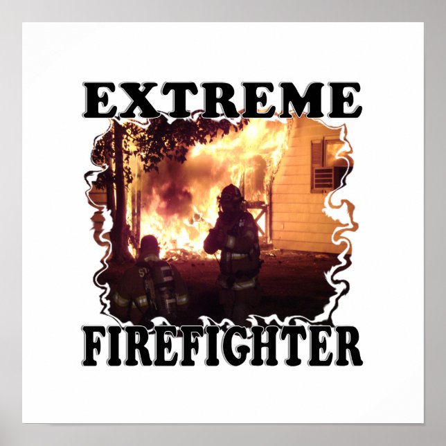 Extreme Firefighter Poster (Front)