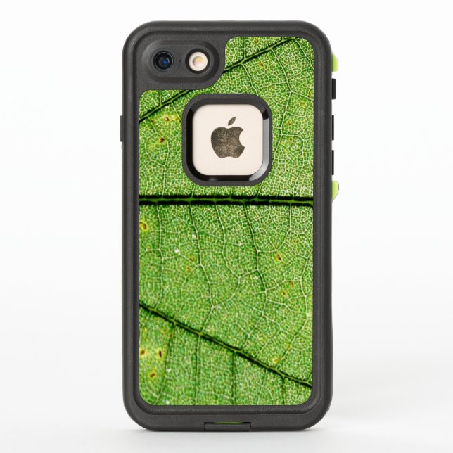 Extreme Green Leaf Detail LifeProof iPhone Case (Back)
