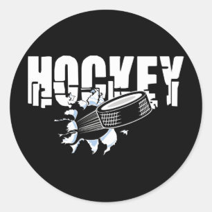 Extreme Hockey Classic Round Sticker