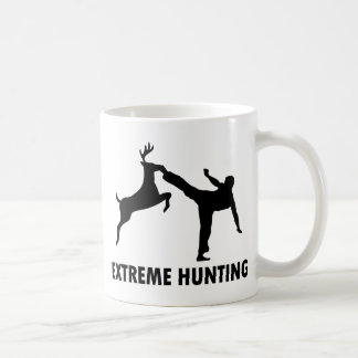 Extreme Hunting Deer Karate Kick Coffee Mug