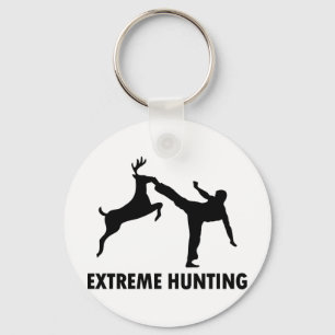 Extreme Hunting Deer Karate Kick Key Ring