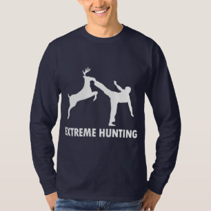 Extreme Hunting Deer Karate Kick T-Shirt