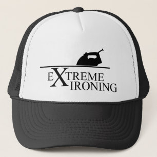 Extreme Ironing by Adam Peel Trucker Hat