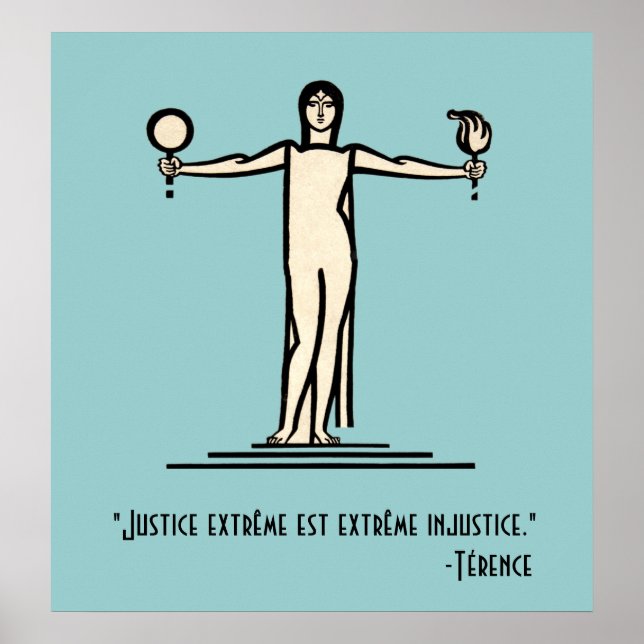 Extreme Justice French Vintage Quote Terence Poster (Front)