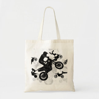 Extreme Motocross Stuntmen Tote Bag